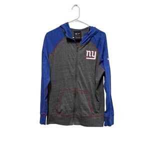Nike NFL New York Giants lightweight women's full zip hoodie Size XL